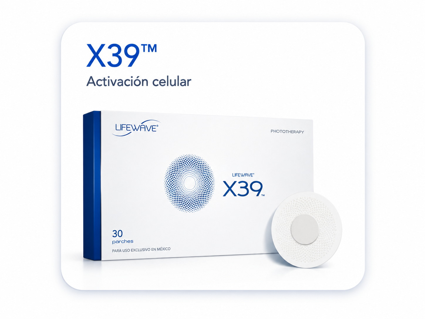 X39™ Activación celular
